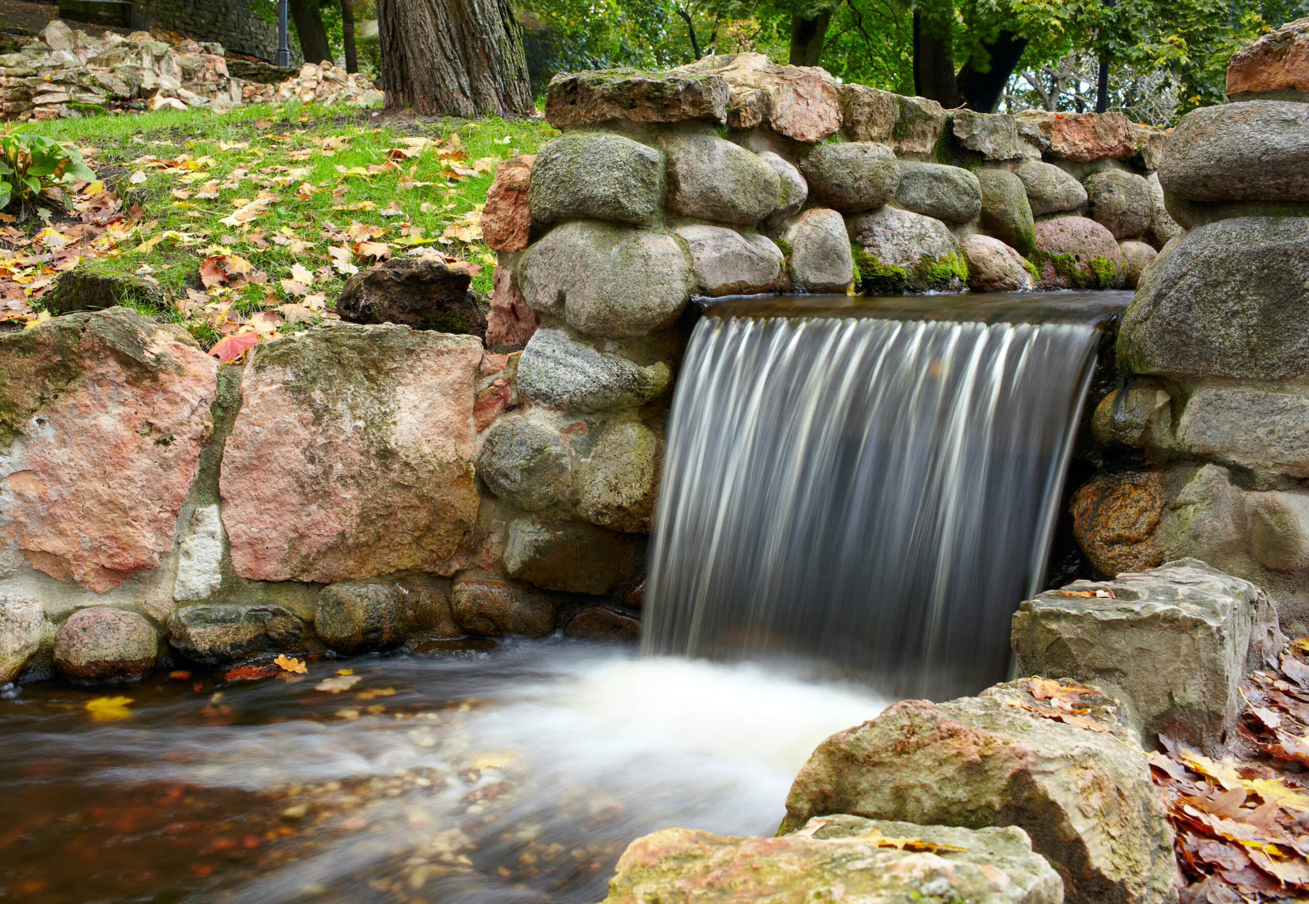 Cascade in the park.